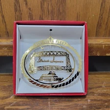 Duluth-Superior Christmas Ornament 24K Gold Finish Brass - Nations Treasures