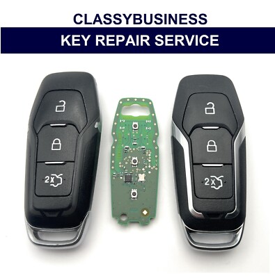 Ford Galaxy Edge S-max Smart Keyless Remote Fob Repair Case Battery Replacement