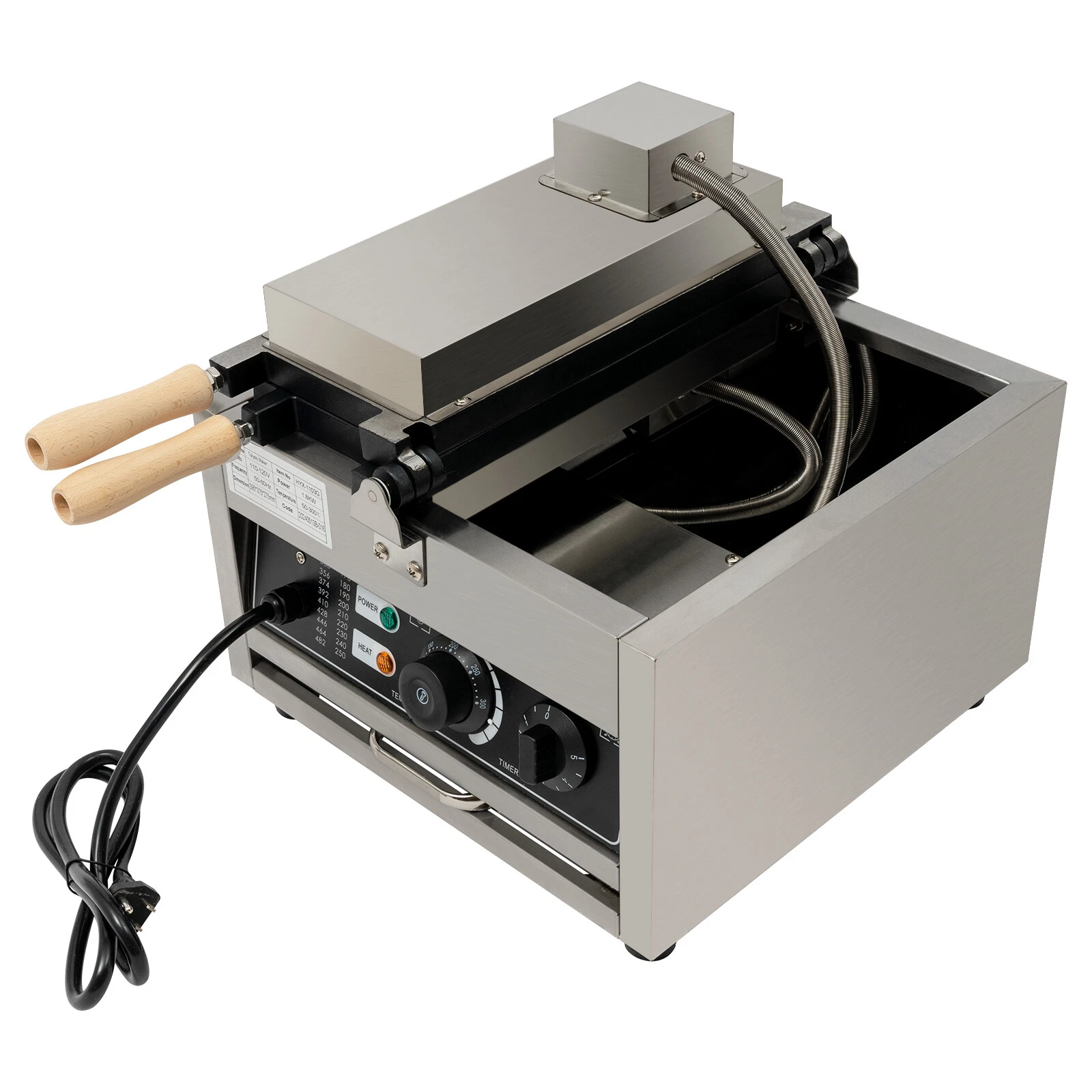 Waffle Maker Commercial Electric Machine Square Nonstick Waffle Making Machine