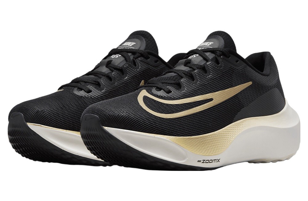 Nike Zoom Fly 5 Next% Black Metallic Gold DM8968-002 Mens Running Shoes Size 9
