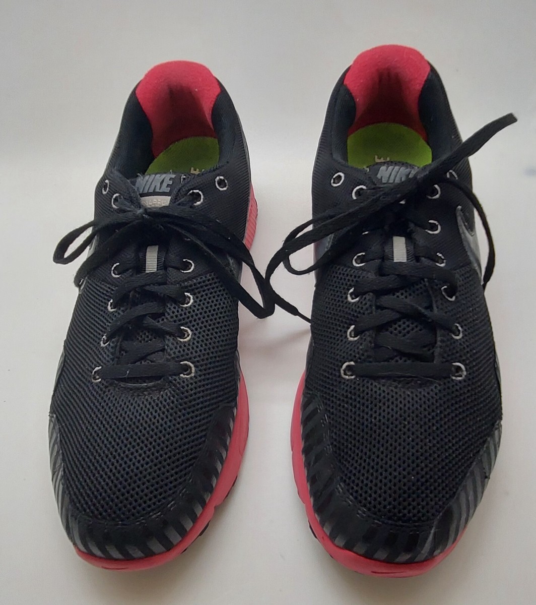 Womens Nike Lunarfly black/pink running shoes size 11 preowned
