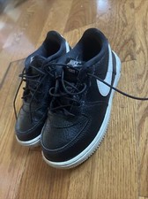Toddler's Nike Force 1 LV8 Black/White Great Condition 10c FAST SHIPPING