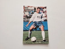 RS20 Connecticut, University UConn 1996 Men's Soccer Pocket Schedule Card