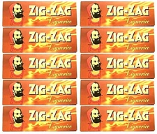 10x ZIG ZAG LIQUORICE ROLLING PAPERS Single Wide Licorice 1.09/Pk! USA SHIPPED