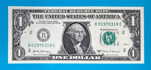 1970 March 18 (B 01970318 C) BIRTHDAY $1 One Dollar Bill *UNC* (_1970 / 3 / 18) - Picture 2 of 4