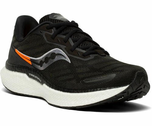 SAUCONY TRIUMPH 19 Scarpe Running Uomo Neutral Cushion BLACK/WHITE S20678  10 | eBay