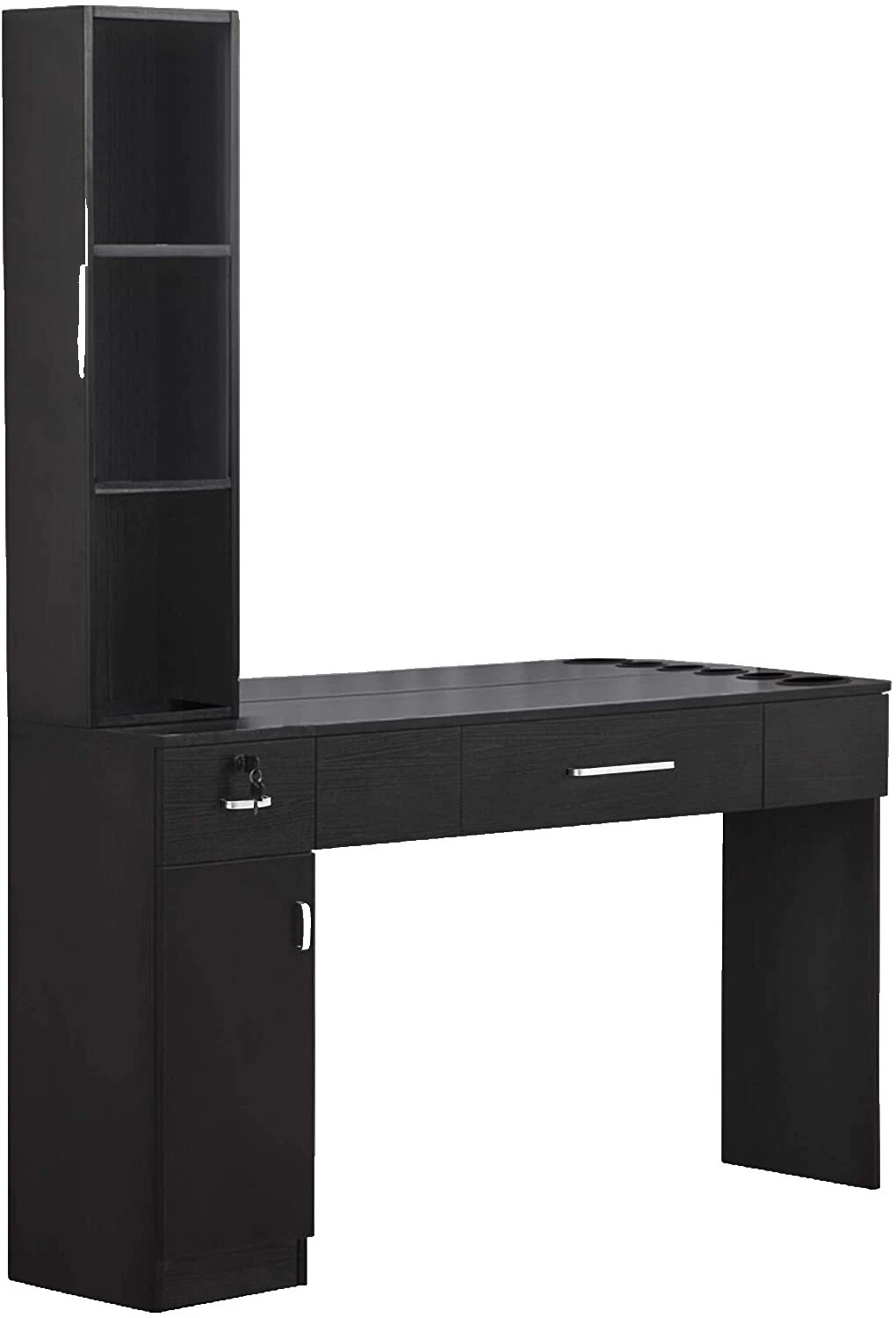 Estación de Estilista Negro Espejos