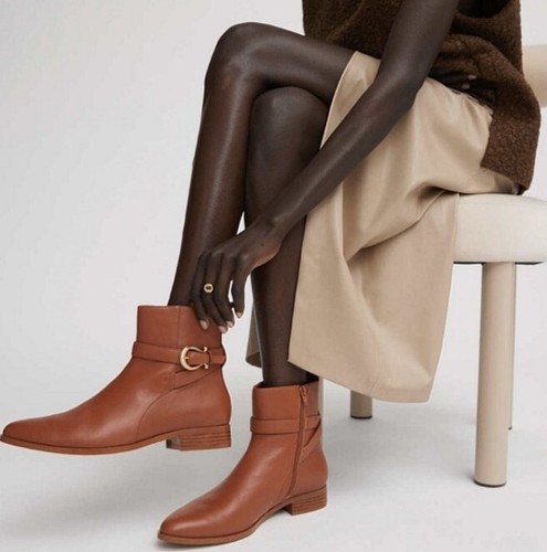 MIMCO women's LEATHER Cavalier BOOTS SHOES in COGNAC RRP $249.00 size 39/US 8 ❤❤ - Picture 10 of 10