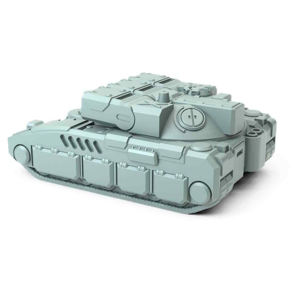 Demolish Tank Mini Mech – Painted MWO Armor Miniature For Battletech - View #3