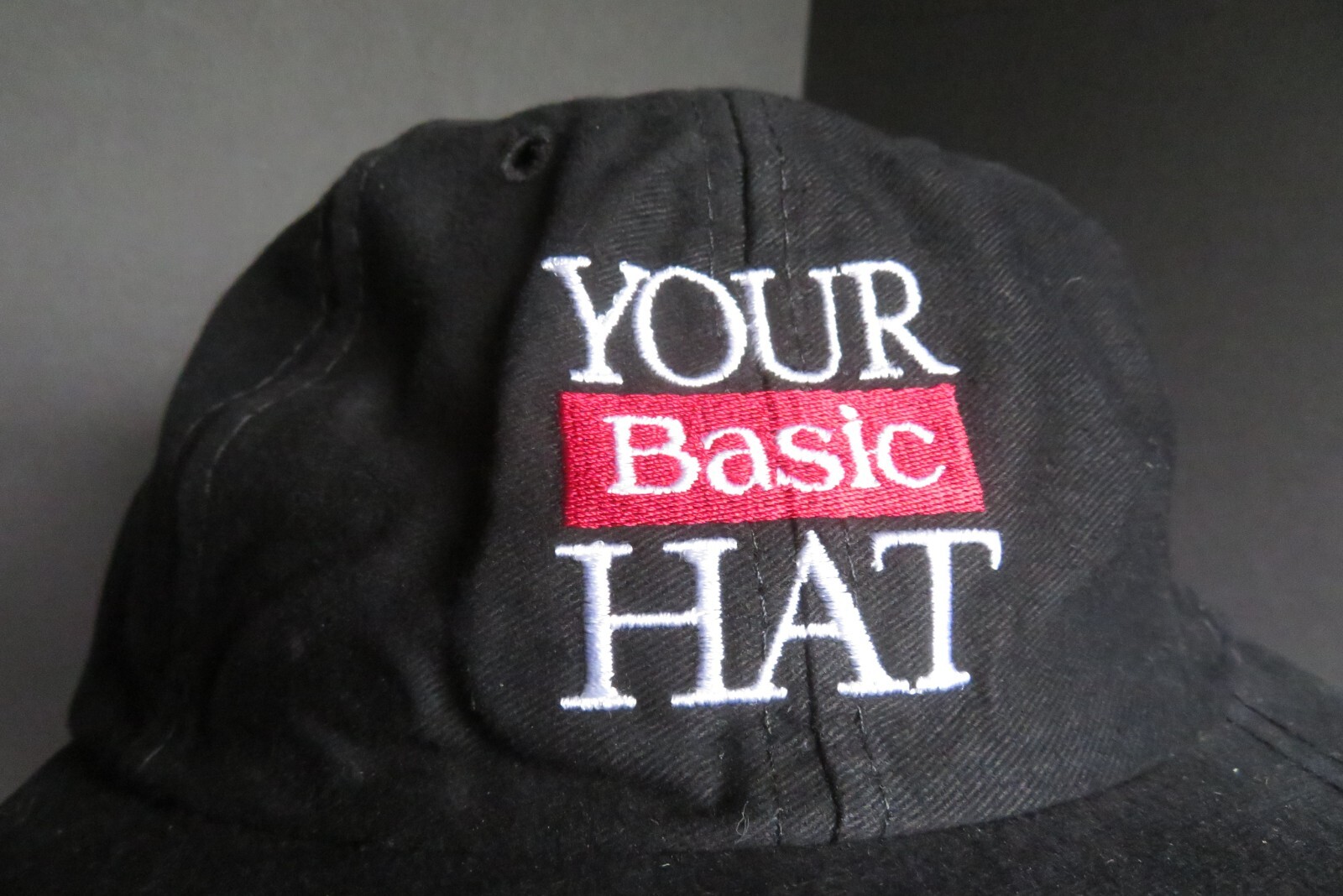 VINTAGE Basic® YOUR Basic HAT Trucker Hat Snapbac… - image 3