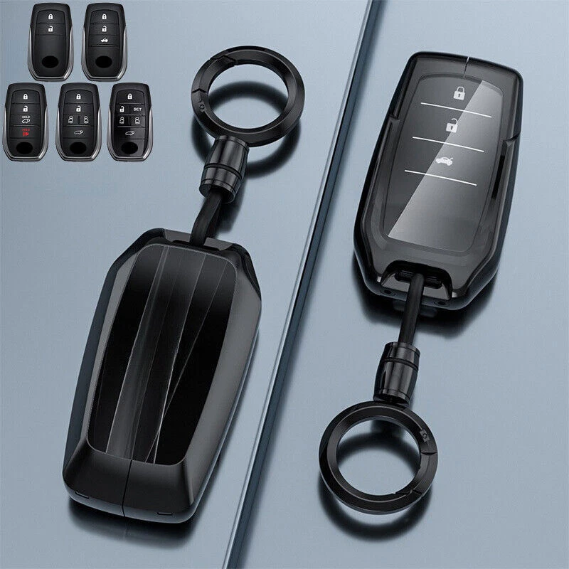 Funda protectora de aleación de zinc TPU para llave de coche para Toyota Camry RAV4 Prius Corolla Avalon Foto 4 de 4
