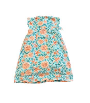 Lilly Pulitzer Starfish Nautia Strapless Tie Back Dress Size 6