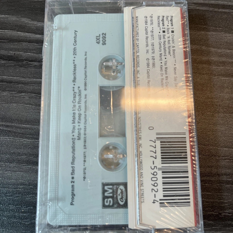 SEALED  SAMMY HAGAR CRUISIN' & BOOZIN' Cassette 1984 Capitol Rock 'N Roll Romeo - Image 3 of 3