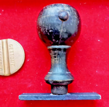 Antico timbro( poste italiane) -legno e metallo senza matrice