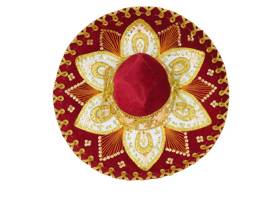 Sombrero Mexicano Adolescente | Unisex | 18.5" Diámetro | Hecho en México Foto 4 de 4
