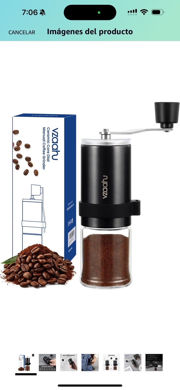 Manual Coffee Grinder Portable VZAAHU eBay