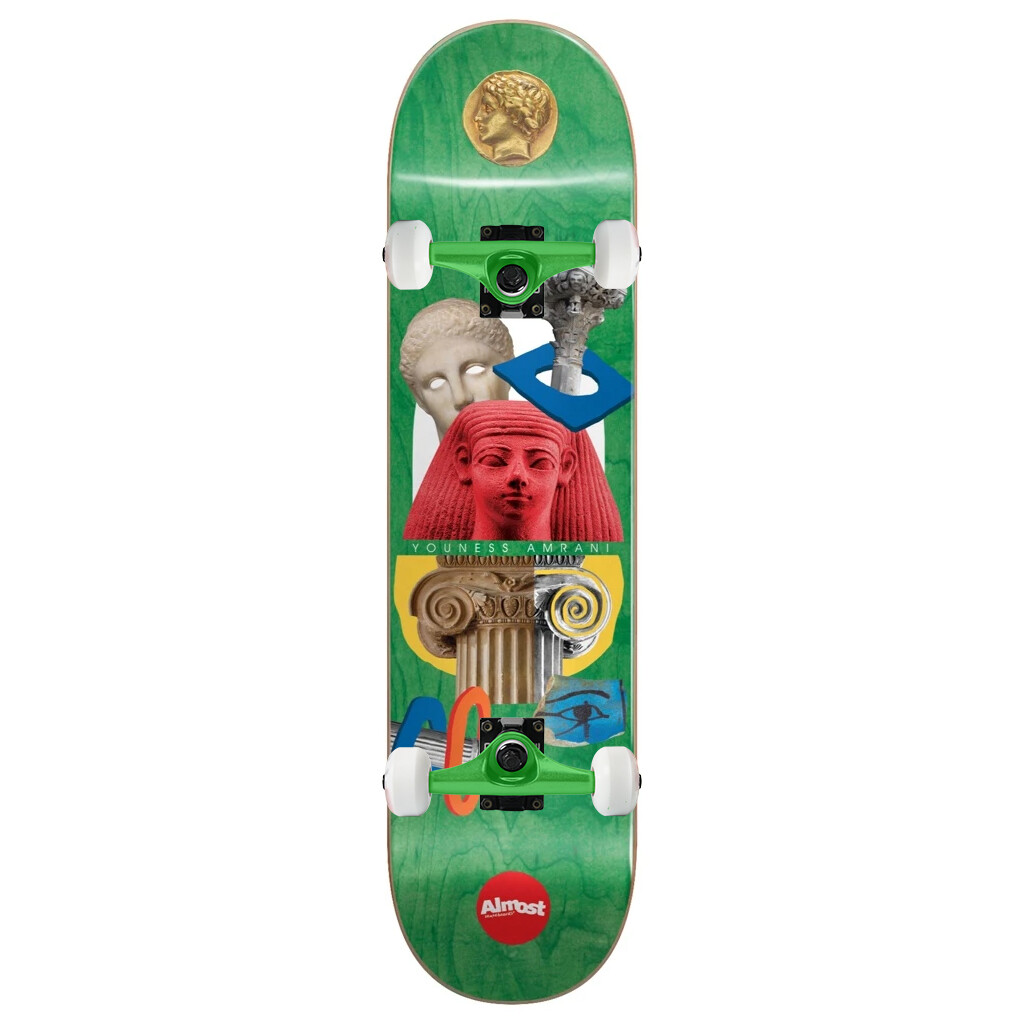 Almost Skateboard Assembly Youness Amrani Relics Green 8.0" 