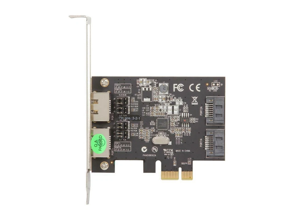 StarTech.com PEXESAT322I PCI-Express x1 Low Profile Ready SATA III (6.0Gb/s) 2 I - Image 3 of 4