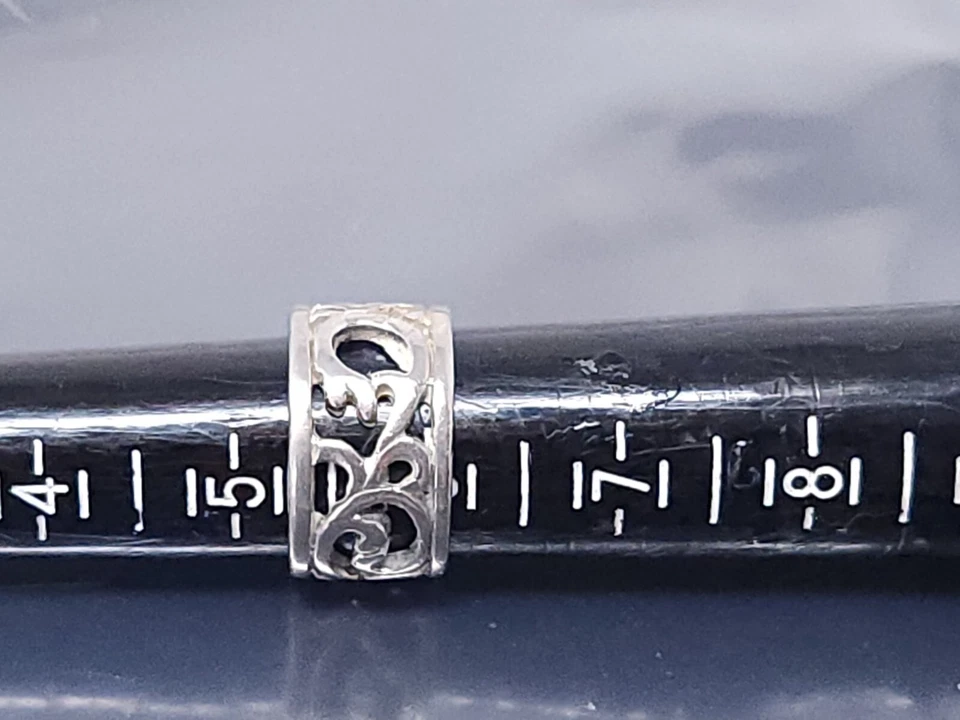 Anillo vintage irlandés de plata de ley banda ancha talla 5 Foto 3 de 3