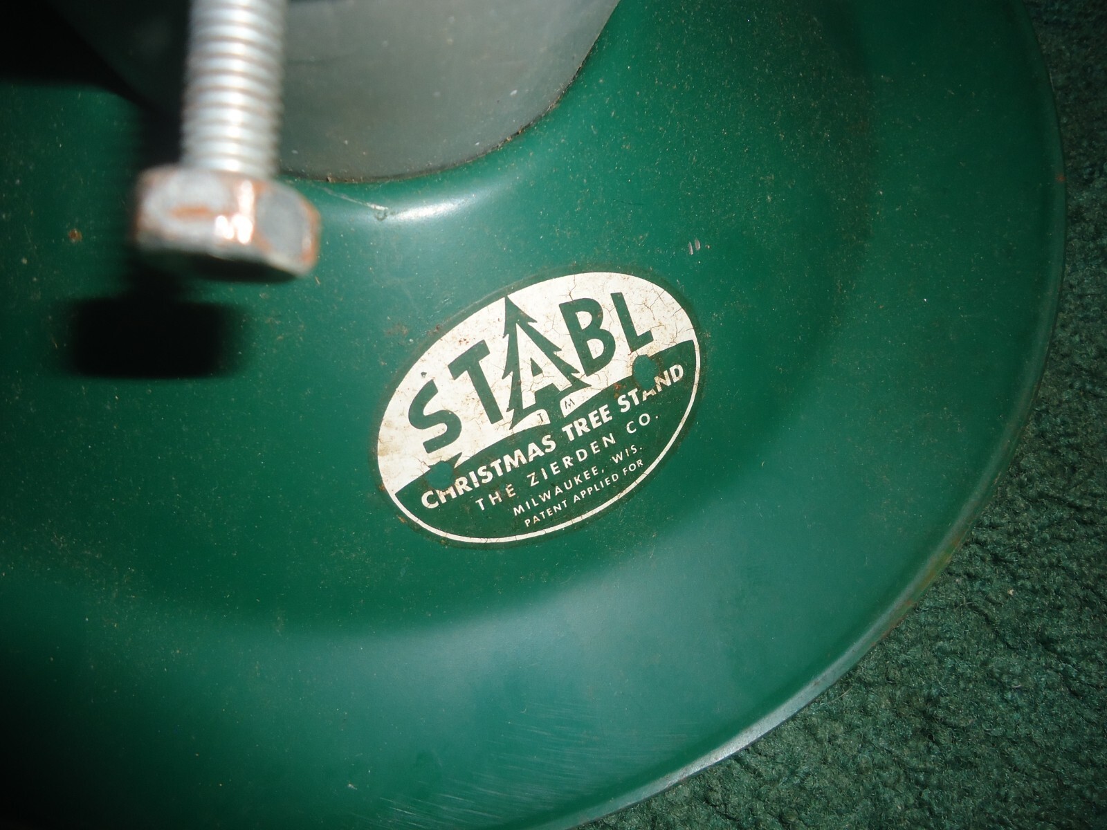 Antique stabl Vintage Christmas Tree Stand with box eBay