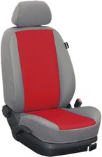 Renault Espace IV 2002-2007 Maß Sitzbezüge KOMPLETT 5-Sitze: Kunstleder/rot/gr
