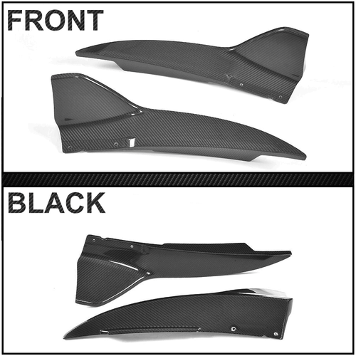 For LEXUS IS350 Sedan 17-18 REAL Carbon Rear Bumper Lip Splitter Flaps Spoiler - Picture 10 of 11
