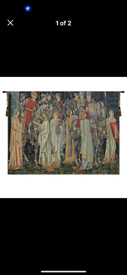 The Quest for The Holy Grail  Flemish Hand woven tapestry