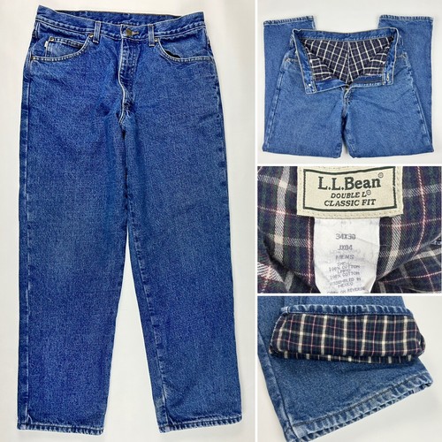 LL Bean Double L Classic Fit Flannel 