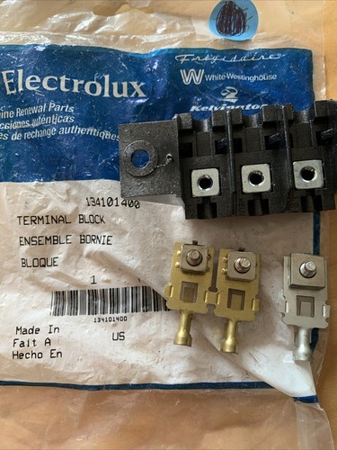 134101400 New Genuine OEM Frigidaire Dryer Terminal Block Kit (Q18)