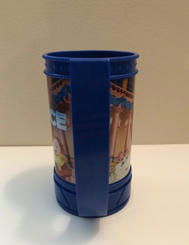 Vintage Beauty and The Beast Disney On Ice Mug Cup Stein Event Plastic Souvenir - Picture 10 of 12