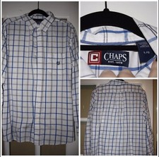 Men’s Chaps Casual Dress Shirt-Large