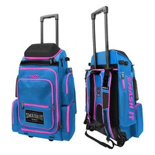 2025 Smash Ops Lil  Guerrilla Hybrid Roller/Bat Pack Bag - Carolina/Pink