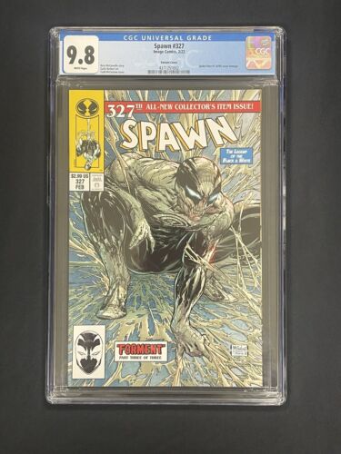 Spawn #327 (2/22) CGC 9.8 NM+/MT McFarlane Cover Variant Spider-Man Homage - Picture 1 of 3