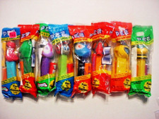 Retired Set of 8 Bugz Pez-Mint in bags