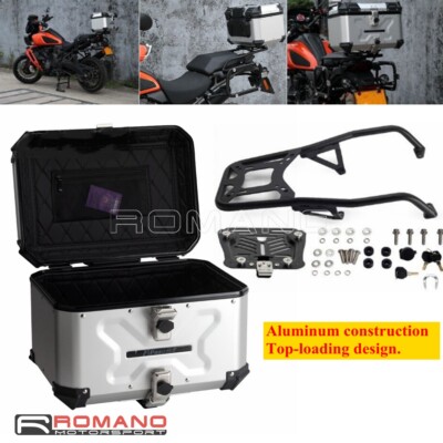 Motorcycle Tail Box Top Case w/Mounting For Harley Pan America RA1250S 2021-2026