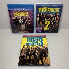 Pitch Perfect - Complete Trilogy 1 2 3 (Blu-ray + DVD Sets) Anna Kendrick