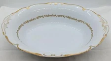 Harmony House "Golden Lattice" Oval Vegetable Bowl~10.25"~Made in Japan