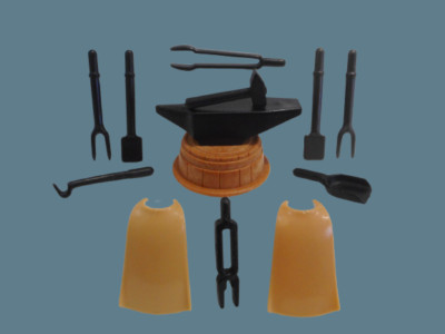 Playmobil Werkzeug Auswahl uvm. Mittelalter Amboss Kittel Schmied Western Grill