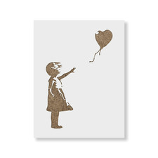 Girl with a Balloon Banksy Stencil - Durable ...