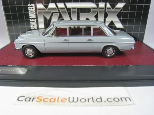 MERCEDES BENZ V114 LANG 1969 1/43 MATRIX (GREY) - Imagen 2 de 3