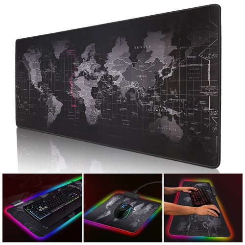 Mouse Pad para Juegos Grande Computadora Alfombrilla de ratón LED | eBay