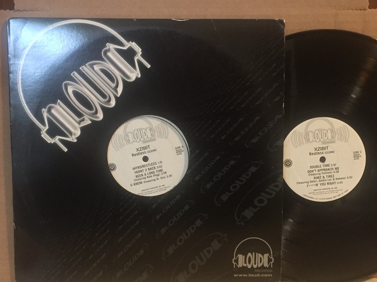xzibit restless 2LP hip hop レコード XZIBIT Restless EX 2LP WLP