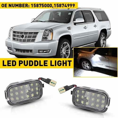SIDE MIRROR LED PUDDLE LIGHT FOR CHEVY SILVERADO TAHOE GMC YUKON SIERRA ESCALADE