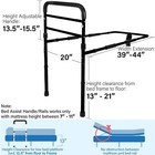 Vaunn Medical New Adjustable Bed Assist Rail Handle and Hand Guard Grab Bar — photo 5