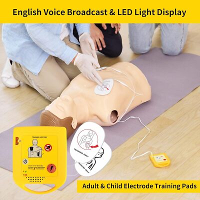 Cavo per elettrodi per adulti bambino di AED Trainer XFT-120C+ XFT-120C Unità di pronto soccorso per addestramento Attrezzatura didattica di primo soccorso macchina per treno (cavo per bambini