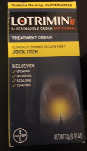 Lotrimin AF CREAM Anti Fungal JOCK ITCH 12gm Expiration 02/2025 New - Picture 6 of 10