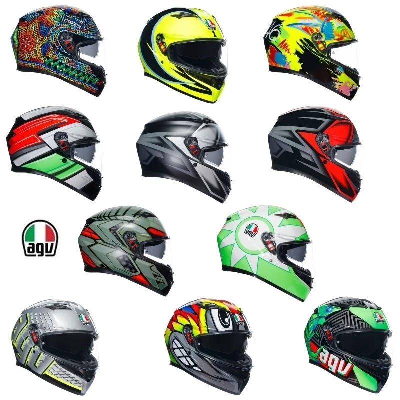 2024 AGV K3 Full Face Street Motorcycle Riding Helmet - Pick Size & Color