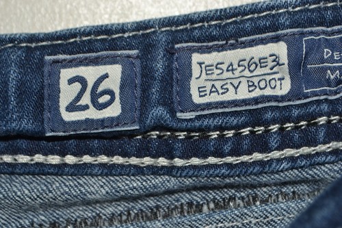 Miss Me Women's Easy Bootcut Embellished Pocket Flaps Blue Jeans 26x33 - Picture 9 of 12