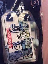 Monopoly  2 Hasbro Gaming McDonalds Happy Meal Toy; NIP; 2020