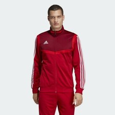 mens red adidas tracksuit